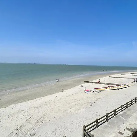 Panorama, Studio Vue Sur Mer Le Crotoy Exterior foto